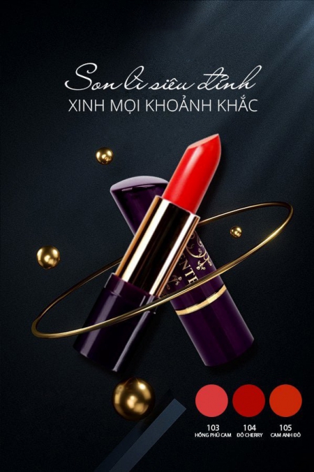 Khám phá thỏi son Naris Ceniciente - Sắc son thời thượng