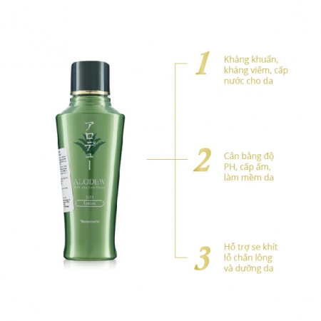 Nước Dưỡng Da Cung Cấp Độ Ẩm Naris Alodew Mild Lotion